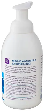 Медхелп Пена моющая для гигиены тела, 500 мл, 1 шт. Медхелп Пена моющая для гигиены тела, 500 мл, 1 шт. фото 2