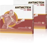 Антистен МВ, 35 мг, таблетки пролонгированного действия, покрытые пленочной оболочкой, 60 шт, комбиупаковка 1+1 фото 