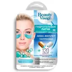 Beauty Visage Патчи гидрогелевые Гиалуроновые, патчи для кожи вокруг глаз, 10 шт, аква-филлер фото