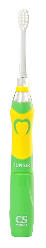 CS Medica CS-562 Junior, щетка зубная электрическая, 1 шт, зеленого цвета, для детей CS Medica CS-562 Junior, щетка зубная электрическая, 1 шт, зеленого цвета, для детей фото 1