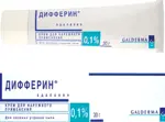 Дифферин, 0.1%, крем для наружного применения, 30 г, 1 шт. фото