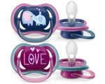 AVENT Ultra Air пустышка силиконовая ортодонтическая с футляром, 18+ месяцев, 2 шт, арт. SCF349/22 AVENT Ultra Air пустышка силиконовая ортодонтическая с футляром, 18+ месяцев, 2 шт, арт. SCF349/22 фото 2