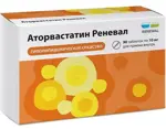 Аторвастатин Реневал, 10 мг, таблетки, покрытые пленочной оболочкой, 90 шт. фото 