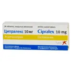 Ципралекс, 10 мг, таблетки, покрытые оболочкой, 28 шт. фото