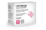 Гертикад, 440 мг, лиофилизат для приготовления концентрата для приготовления раствора для инфузий, 1 шт. фото 