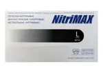 Archdale Nitrimax Перчатки смотровые нитриловые нестерильные неопудренные текстурированные, L, перчатки неопудренные, пара, 50 шт, черные фото