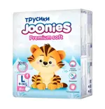 Joonies Premium Soft Подгузники-трусики для детей, 9-14 кг, 18 шт, р. L фото