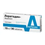 Лоратадин-Акрихин, 10 мг, таблетки, 30 шт. фото 4