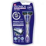 Deonica FOR MEN Безопасная бритва со сменной кассетой 5 лезвий, 1 шт, для мужчин фото