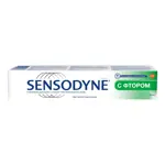 Sensodyne с фтором, паста зубная, 50 мл, 1 шт, свежая мята фото 3