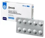 Доксеф, 200 мг, таблетки, покрытые пленочной оболочкой, 10 шт. фото 3
