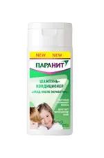 Паранит, шампунь-кондиционер, 100 мл, 1 шт, уход после обработки фото