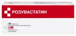 Розувастатин, 20 мг, таблетки, покрытые пленочной оболочкой, 30 шт. Розувастатин, 20 мг, таблетки, покрытые пленочной оболочкой, 30 шт. фото 1