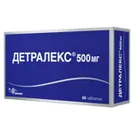 Детралекс, 500 мг, таблетки, покрытые пленочной оболочкой, 60 шт. Детралекс, 500 мг, таблетки, покрытые пленочной оболочкой, 60 шт. фото 3