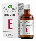 Mirrolla Витамин Е, раствор для приема внутрь, 50 мл, 1 шт. фото