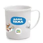 Мама Тама Кружка пластиковая с ручкой, 200 мл, 1 шт, белого цвета, для детей с 6 месяцев, МТ/038 фото
