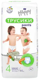 Bella Baby Happy maxi подгузники-трусики детские, р. 4, 44 шт, 8-14 кг фото