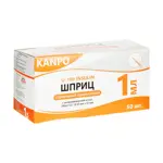 Kanpo Шприц инсулиновый трехкомпонентный U-100, 1 мл, 50 шт, 29G (0.33x13) фото