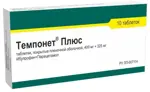 Темпонет Плюс, 400 мг+325 мг, таблетки, покрытые пленочной оболочкой, 10 шт. фото