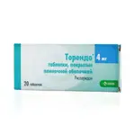 Торендо, 4 мг, таблетки, покрытые пленочной оболочкой, 20 шт. фото 