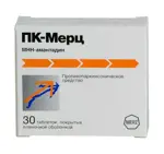 ПК-Мерц, 100 мг, таблетки, покрытые пленочной оболочкой, 30 шт. фото