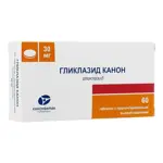 Гликлазид Канон, 30 мг, таблетки с пролонгированным высвобождением, 60 шт. фото