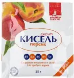 Джели плюс Кисель без сахара, кисель, 25 г, 1 шт, персик фото