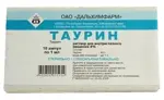 Таурин, 4%, раствор для субконъюнктивального введения, 1 мл, 10 шт. фото 