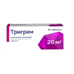Тригрим, 20 мг, таблетки, 30 шт. фото