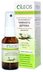 Oleos Природный антисептик Масло австралийского Чайного дерева и эвкалипт, масло косметическое, 30 мл, 1 шт. фото