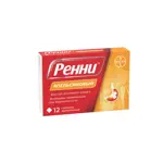 Ренни, 680 мг+80 мг, таблетки жевательные, 12 шт, апельсин Ренни, 680 мг+80 мг, таблетки жевательные, 12 шт, апельсин фото 2
