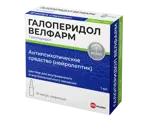 Галоперидол Велфарм, 5 мг/мл, раствор для внутривенного и внутримышечного введения, 1 мл, 10 шт. фото 