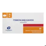 Гликлазид Канон, 30 мг, таблетки с пролонгированным высвобождением, 30 шт. фото