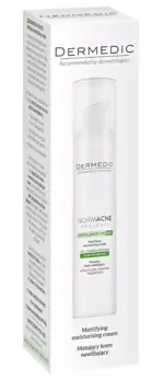 Дермедик Normacne Mattifying Moisturising Cream, крем, 40 мл, 1 шт, матирующий Дермедик Normacne Mattifying Moisturising Cream, крем, 40 мл, 1 шт, матирующий фото 2