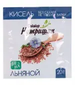 Доктор Нутришин Кисель льяной, кисель, 20 г, 1 шт, без добавления сахара фото