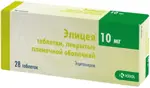 Элицея, 10 мг, таблетки, покрытые пленочной оболочкой, 28 шт. фото