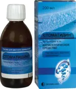 Стоматидин, 1 мг/мл, раствор для местного применения, 200 мл, 1 шт. фото