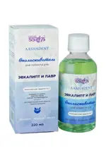 Aasha herbals ополаскиватель для полости рта, ополаскиватель полости рта, 220 мл, 1 шт, эвкалипт и лавр фото