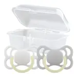 Lubby Just Пустышка силиконовая с симметричным соском, 2 шт, 6+ мес, арт. 33689 фото