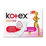 Kotex Active Super Plus прокладки женские гигиенические, прокладки гигиенические, 7 шт. фото 