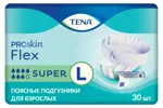 Tena Flex Super Подгузники для взрослых, Large L (3), 30 шт, 83-120 см фото