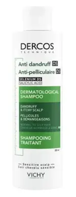 Vichy Dercos интенсивный шампунь-уход против перхоти для нормальных и жирных волос, шампунь, 200 мл, 1 шт. фото 2