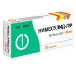Нимесулид, 100 мг, таблетки, 20 шт. фото