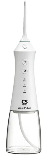 CS Medica AquaPulsar Ирригатор для полости рта CS-700 Flow, ирригатор портативный, 1 шт, белого цвета, 5 насадок фото 3