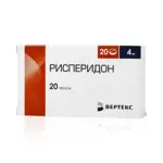 Рисперидон-Вертекс, 4 мг, таблетки, покрытые пленочной оболочкой, 20 шт. фото