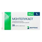 Монтелукаст-Вертекс, 5 мг, таблетки жевательные, 28 шт. фото