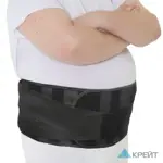 Крейт корсет ортопедический пояснично-крестцовый, р. 7, 1 шт, черный, Б-513 для полных людей фото
