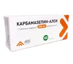 Карбамазепин, 200 мг, таблетки, 40 шт. фото