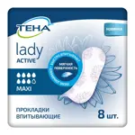 Tena Lady Active Maxi прокладки урологические, прокладки урологические, 8 шт, 7 капель фото