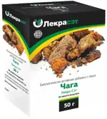 Чага Лекра-СЭТ, сырье растительное измельченное, 50 г, 1 шт. фото